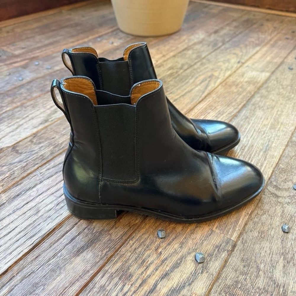 Cos Black Chelsea Boots